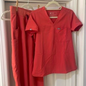 FIGS limited edition clay colored scrubs